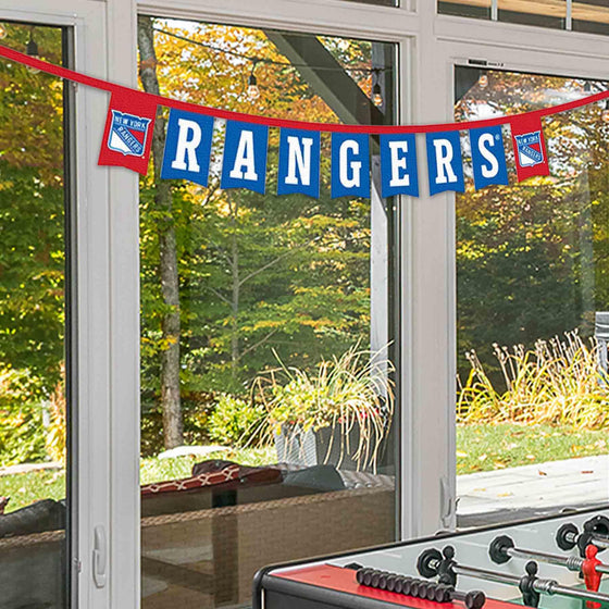 WinCraft New York Rangers Banner String Pennant Flags