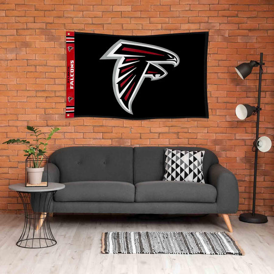 WinCraft Atlanta Falcons Printed Header 3x5 Foot Banner Flag