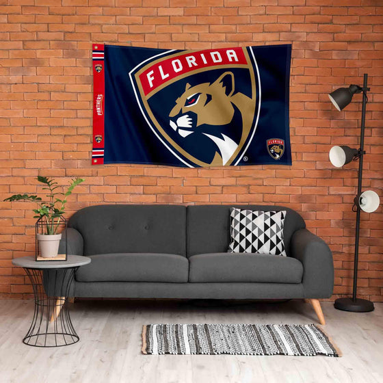 WinCraft Florida Panthers Printed Header 3x5 Premium Banner Flag