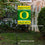 College Flags & Banners Co. Oregon Ducks Garden and USA Flag Stand Pole Holder Set