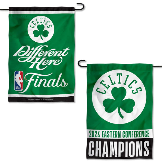 Boston Celtics 2024 Finals Bound Conference Champions Garden Flag Banner