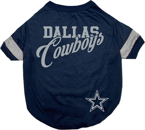 Dallas Cowboys Stripe Tee Pets First