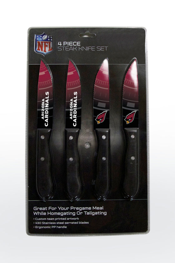 Arizona Cardinals Knife Set - Steak - 4 Pack (CDG)