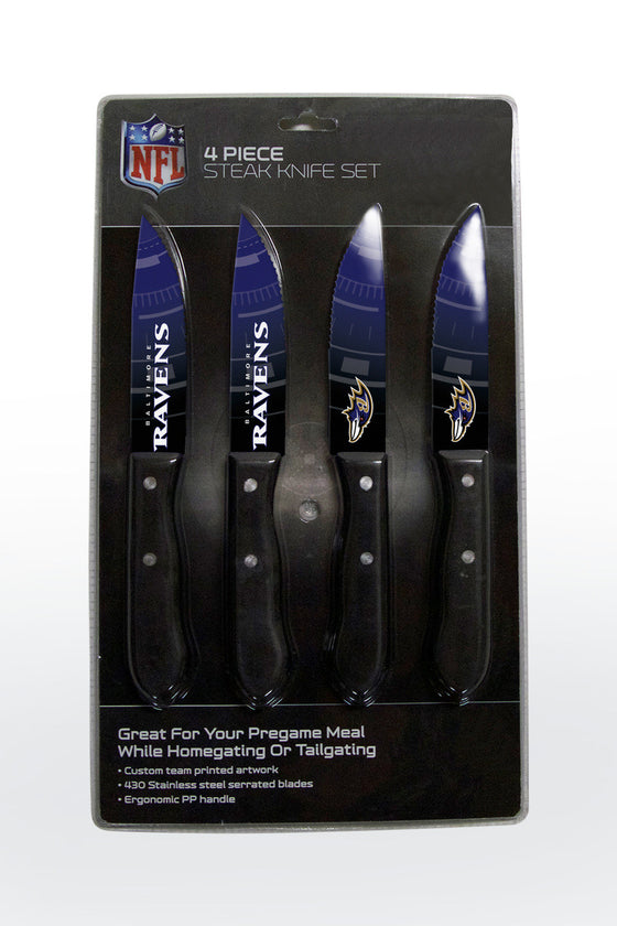 Baltimore Ravens Knife Set - Steak - 4 Pack (CDG)