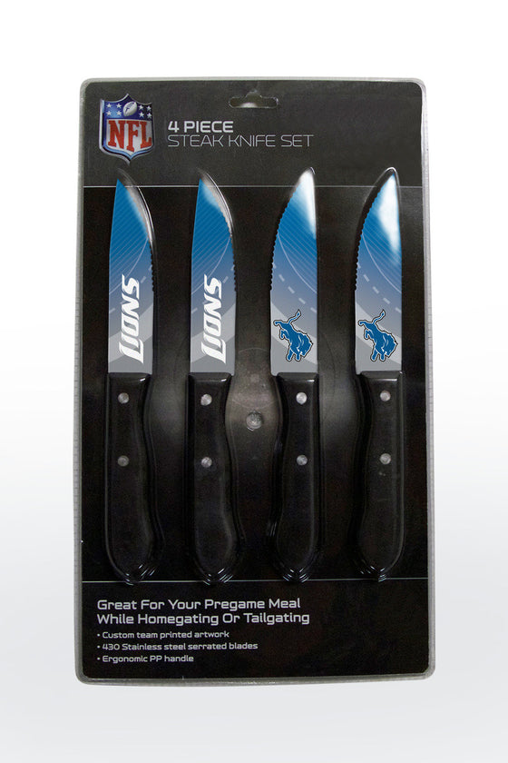 Detroit Lions Knife Set - Steak - 4 Pack (CDG)