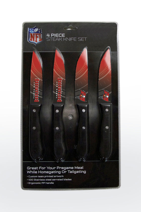 Tampa Bay Buccaneers Knife Set - Steak - 4 Pack (CDG)