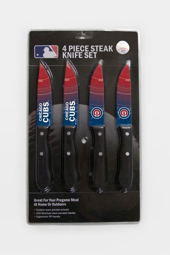 Chicago Cubs Knife Set - Steak - 4 Pack (CDG)