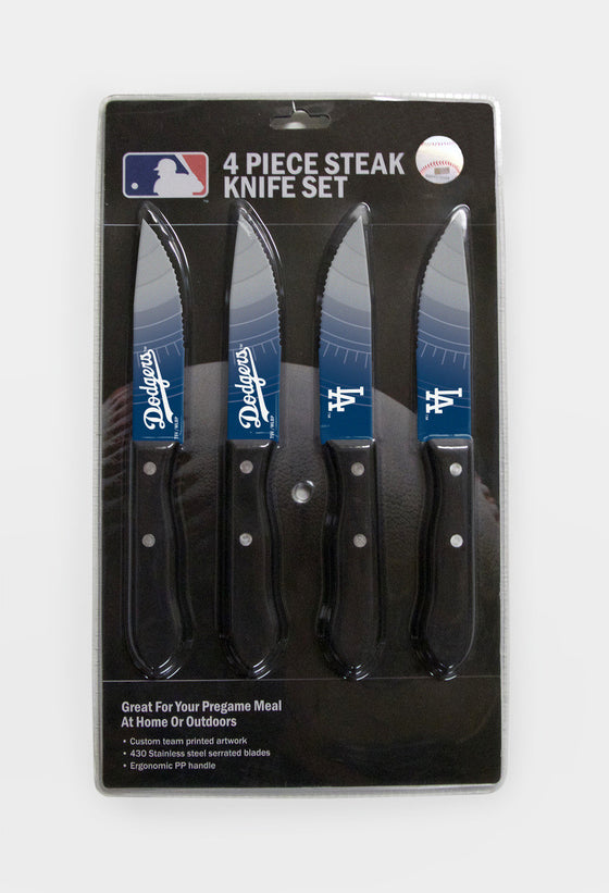 Los Angeles Dodgers Knife Set - Steak - 4 Pack (CDG)