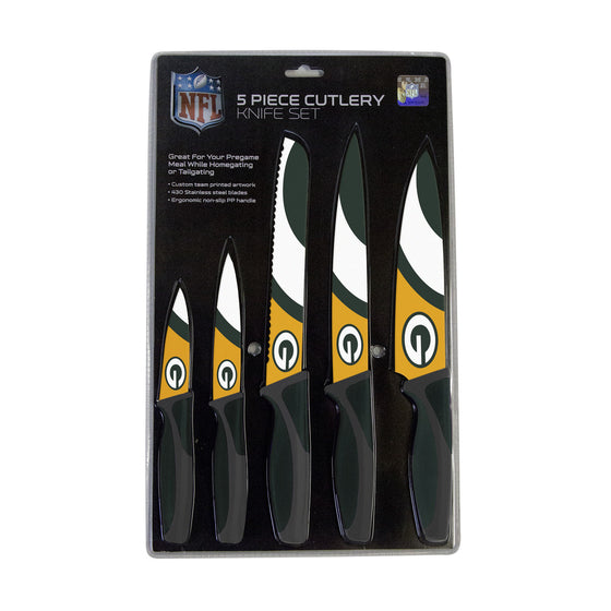 Green Bay Packers Knife Set - Kitchen - 5 Pack (CDG)