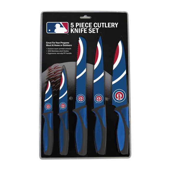 Chicago Cubs Knife Set - Kitchen - 5 Pack (CDG)