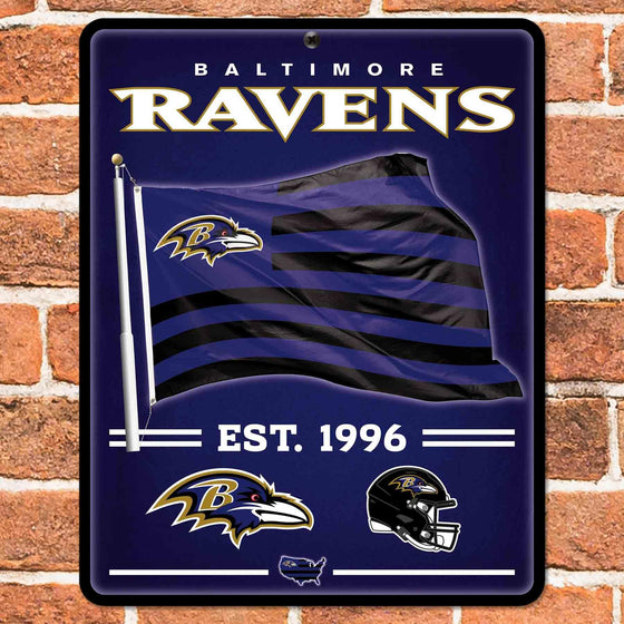 WinCraft Baltimore Ravens Americana Banner Flag Sign