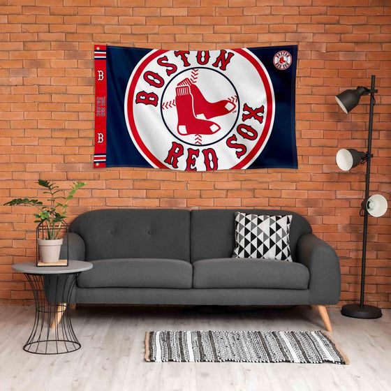 WinCraft Boston Red Sox Printed Header Flag 3x5 Banner