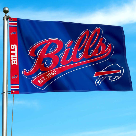 WinCraft Buffalo Bills Script Logo Premium Flag