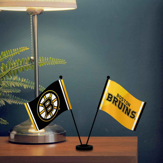 WinCraft Boston Bruins Desk and Table Top Flags