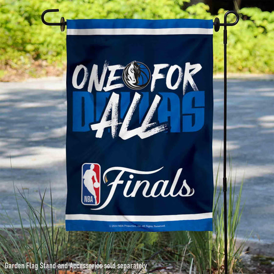 WinCraft Dallas Mavericks 2024 Finals Bound Conference Champions Garden Flag Banner