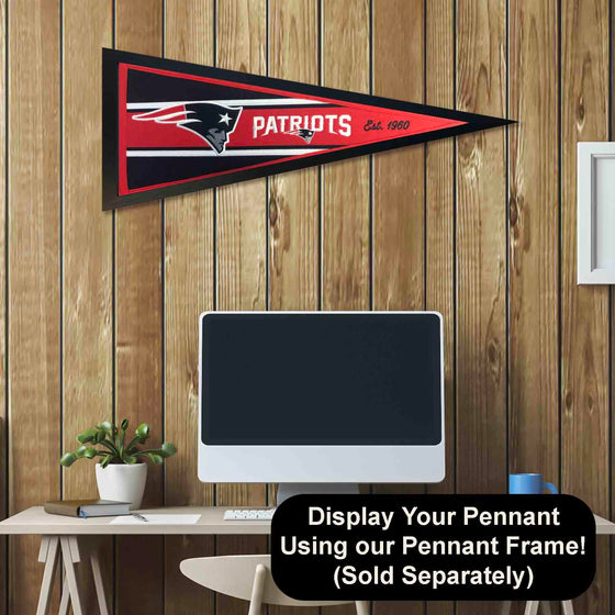 WinCraft New England Patriots Embroidered and Sewn Pennant