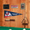 College Flags & Banners Co. Fresno State Bulldogs Pennant Flag and Wall Tack Mount Pads