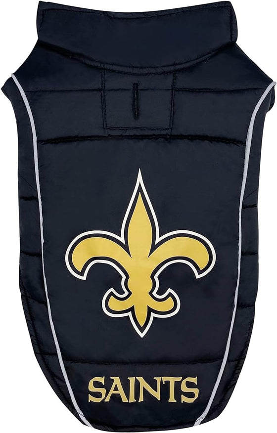 NEW ORLEANS SAINTS PUFFER VEST Pets First