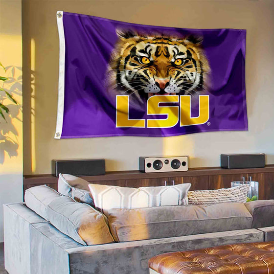 College Flags & Banners Co. Louisiana State LSU Tigers Tiger Eyes Flag