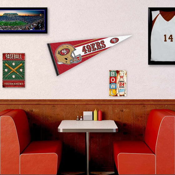 WinCraft San Francisco 49ers Official 30 inch Large Pennant