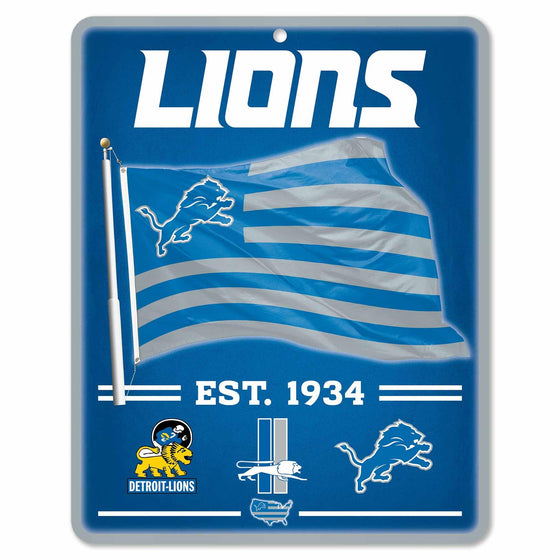 WinCraft Detroit Lions Americana Banner Flag Sign