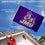 College Flags & Banners Co. James Madison Dukes Flag and Pole Bracket Mount Bundle