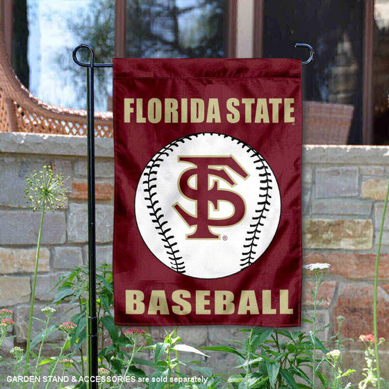 Florida State Seminoles Baseball Garden Flag and Yard Banner