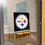 Pittsburgh Steelers Banner Window Wall Hanging Flag with Suction Cup