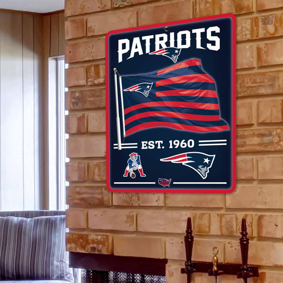 WinCraft New England Patriots Americana Banner Flag Sign