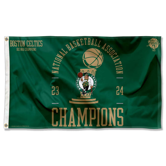 WinCraft Boston Celtics 2023 2024 Champions Banner Flag