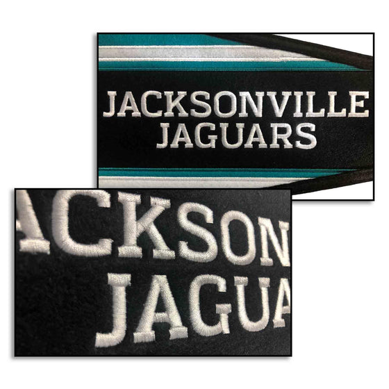 WinCraft Jacksonville Jaguars Embroidered and Sewn Pennant