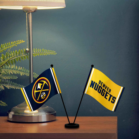 WinCraft Denver Nuggets Desk and Table Top Flags