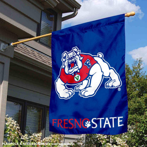 Fresno State Bulldogs House Flag Banner