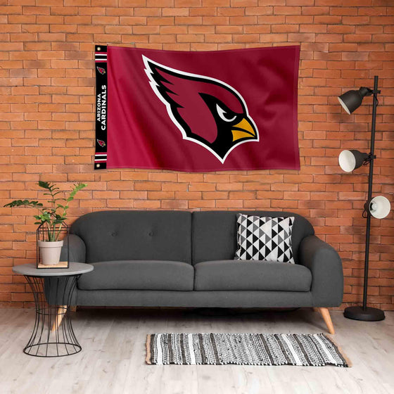 WinCraft Arizona Cardinals Printed Header 3x5 Foot Banner Flag