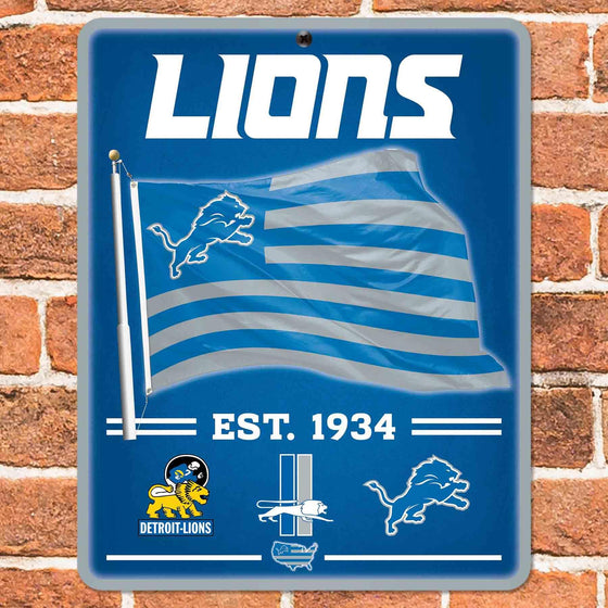 WinCraft Detroit Lions Americana Banner Flag Sign