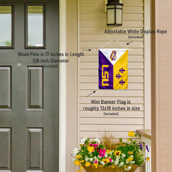 Louisiana State LSU Tigers Acadian Banner for Windows Doors and Walls