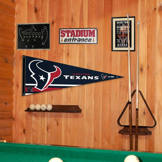 Houston Texans Pennant Banner and Wall Tack Pads