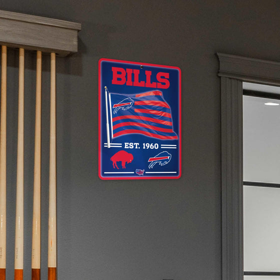 WinCraft Buffalo Bills Americana Banner Flag Sign