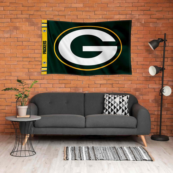 WinCraft Green Bay Packers Printed Header 3x5 Foot Banner Flag