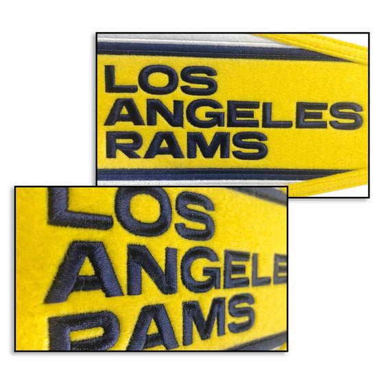 WinCraft Los Angeles Rams Embroidered and Sewn Pennant