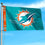 WinCraft Miami Dolphins Printed Header 3x5 Foot Banner Flag