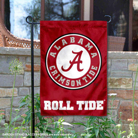 College Flags & Banners Co. Alabama Crimson Tide Circle Logo Garden Flag