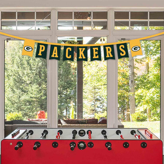 WinCraft Green Bay Packers Banner String Pennant Flags