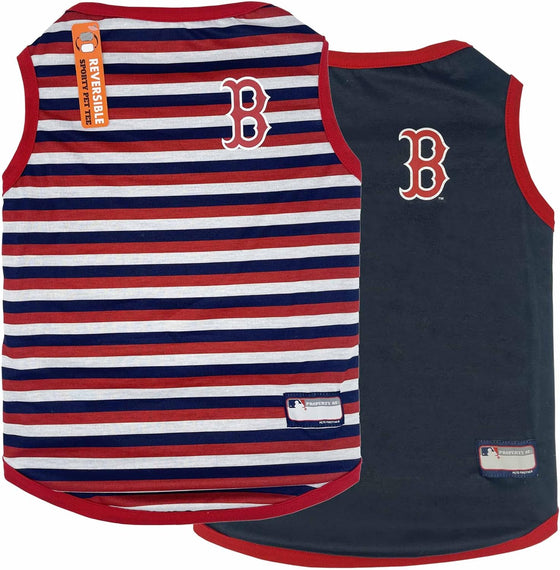 Boston Red Sox Dog Reversible Tee Shirt by Pets First