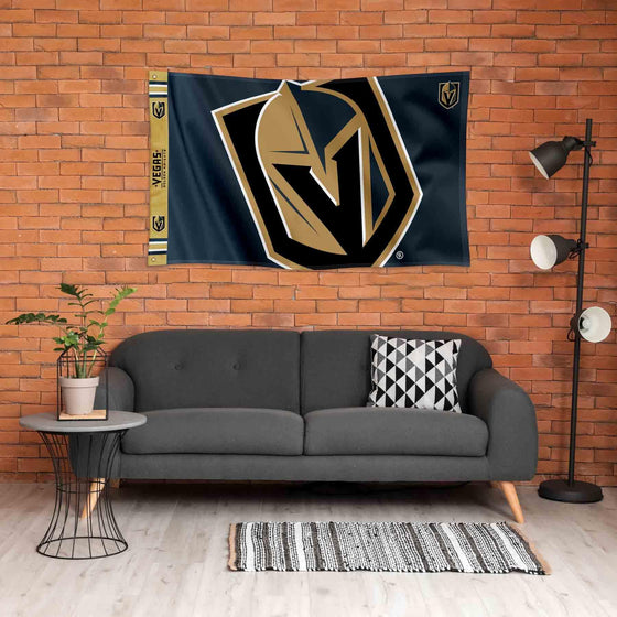 WinCraft Vegas Golden Knights Printed Header 3x5 Premium Banner Flag