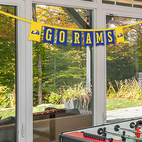 WinCraft Los Angeles Rams Banner String Pennant Flags