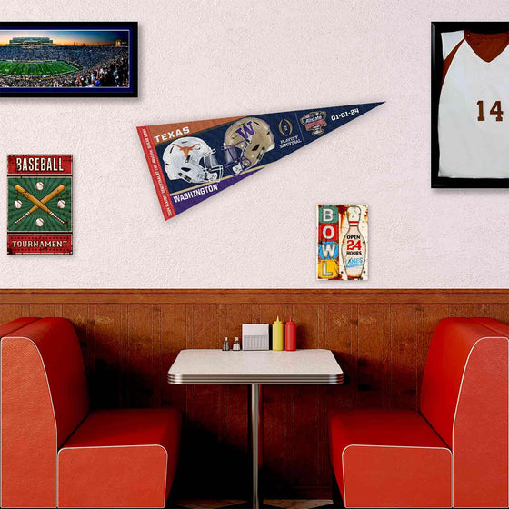 WinCraft Texas Longhorns Pennant 2023 CFP Sugar Bowl Game Dueling Banner