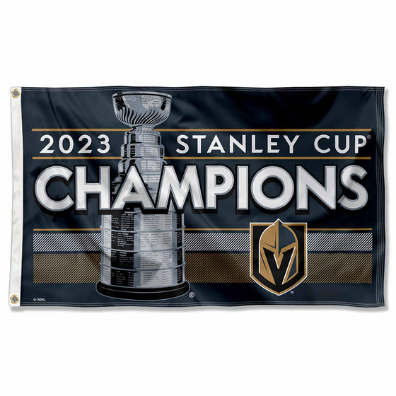 WinCraft Vegas Golden Knights 2023 Stanley Cup Champions Banner Flag