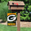 WinCraft Green Bay Packers Large Logo Double Sided Garden Banner Flag