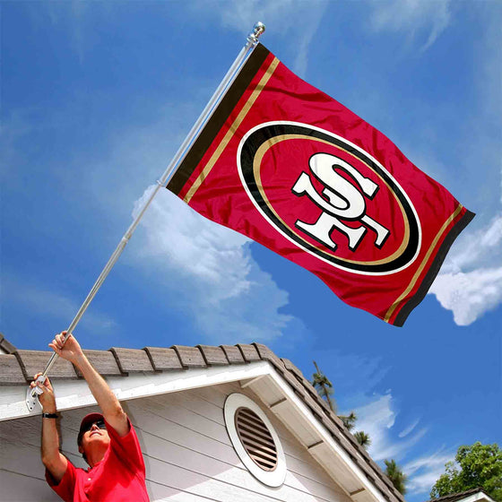 San Francisco 49ers Logo Banner and Tapestry Wall Tack Pads